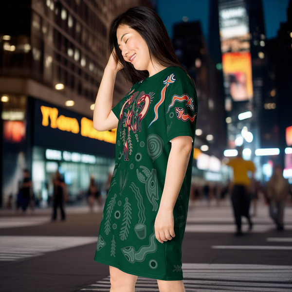 Huicholes T-Shirt Dress